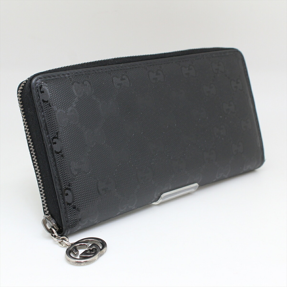 Gucci Gg Implement Leather Round Zipper Wallet Bl… - image 3